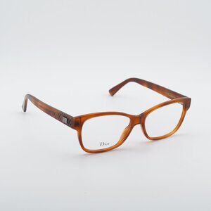 Dior LADYDIORO 2 0SX7 00 Eyeglasses Havana 53mm Rectangle Frame